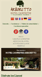 Mobile Screenshot of cabanas-villavicencio.com
