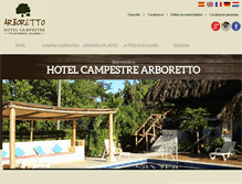 Tablet Screenshot of cabanas-villavicencio.com